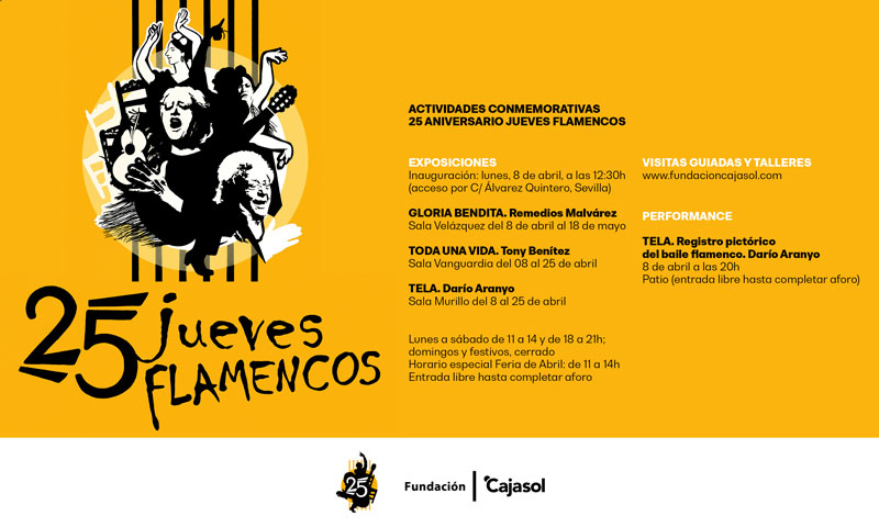 25th Anniversary of Jueves Flamencos poster
