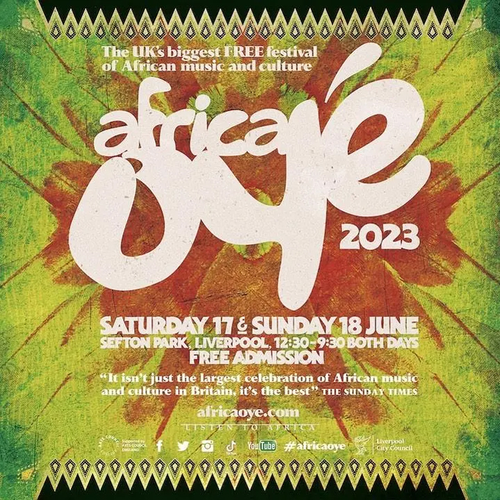 Africa Oyé 2023 poster