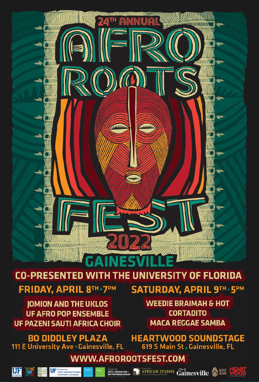 Afro Roots Fest Gainesville poster