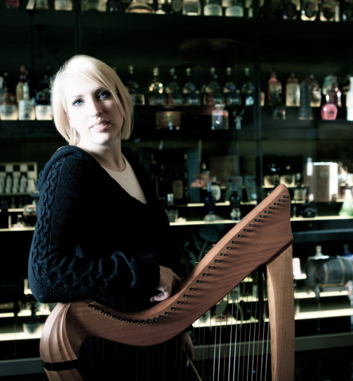 Ailie Robertson with harp