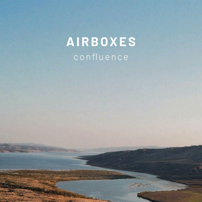 Airboxes – Confluence cover artwork. A coastal landscape.