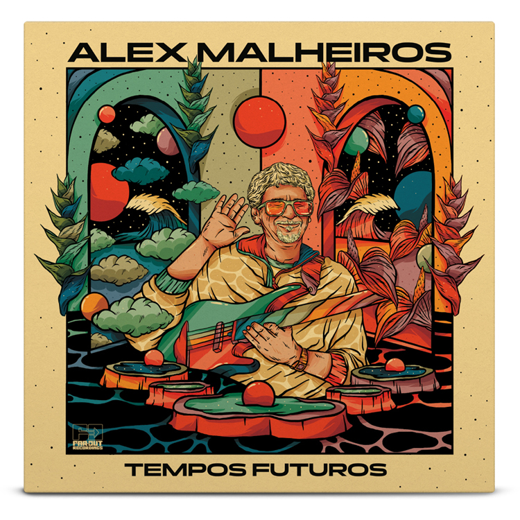 cover of the album Tempos Futuros by Brazilian bassist Alex Malheiros