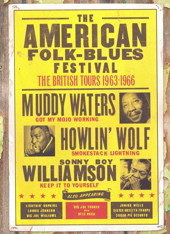 cover of the DVD titled The American Folk Blues Festivals: The British Tours 1963-1966