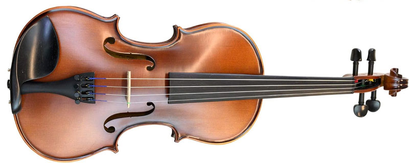 Antonio Giuliani etude violin by Kennedy Violins. Horizontal view.