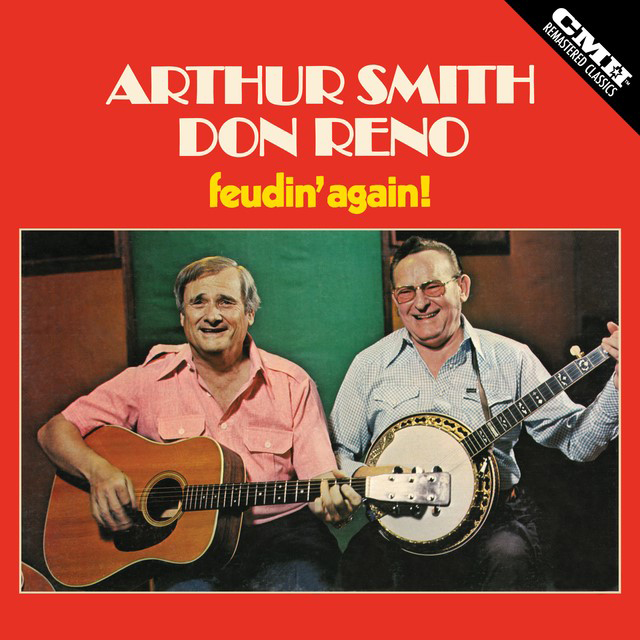 Arthur Smith and Don Reno - Feudin' Again cover artwork. A photo of the two musicians.