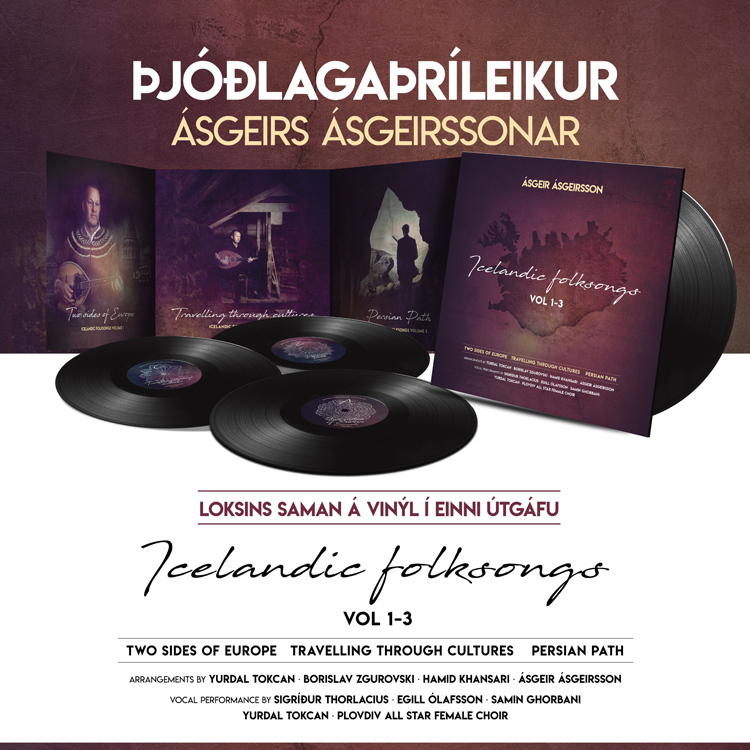 cover of Icelandic Folksongs Trilogy set by Asgeir Asgeirsson