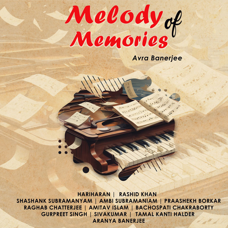 Avra Banerjee - Melody of Memories cover artwork.