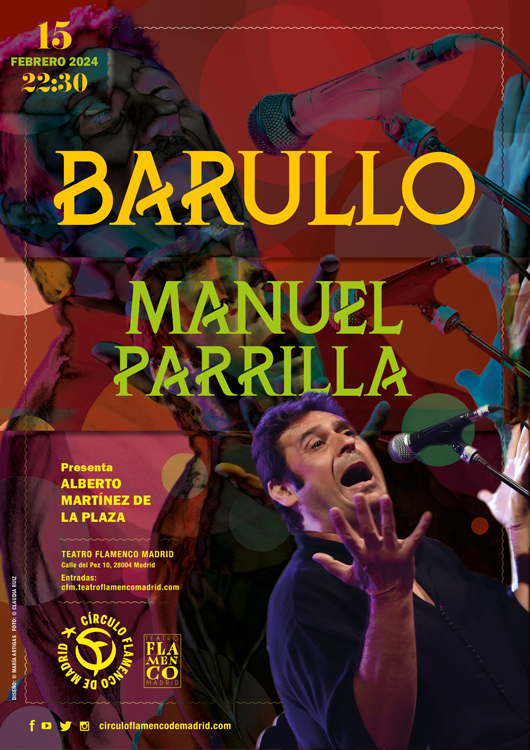 Barullo and Manuel Parrilla concert poster