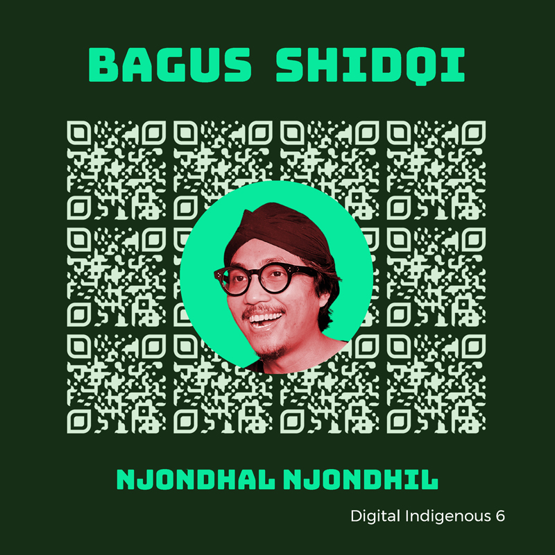 Bagus Shidqi - Njondhil Njondhal cover artwork. It shows a small headshot of the artist.