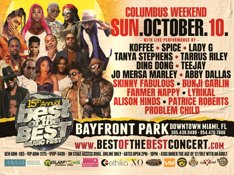 Reggae Dancehall And Soca Stars At Best Of The Best 21 World Music Central