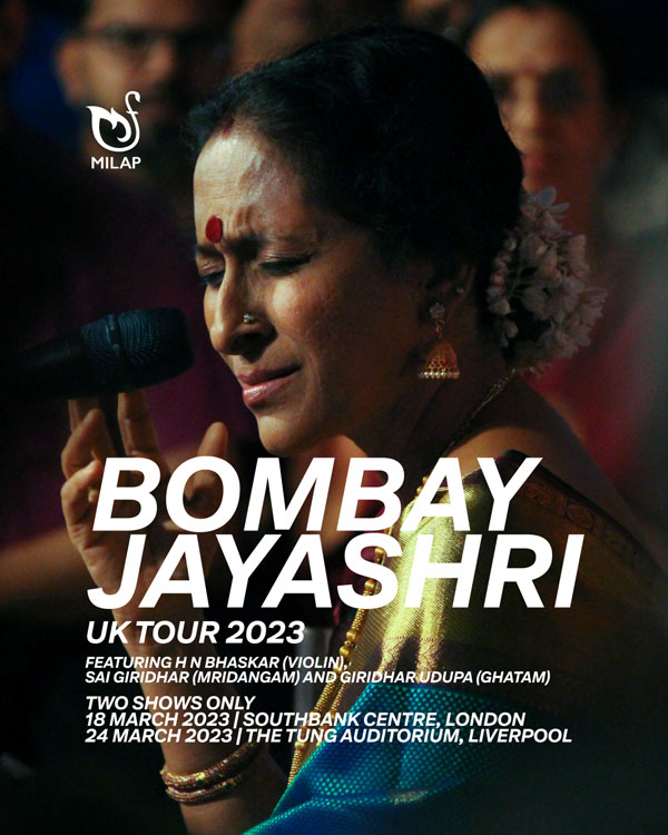 Bombay Jayashri 2023 poster