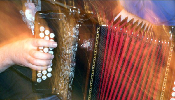 Button Boxes & Moothies 2025. A photo of an accordion.