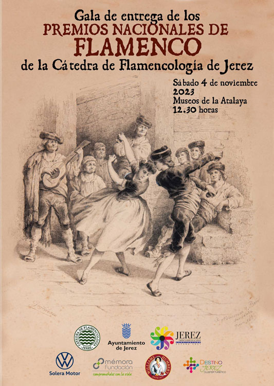 Cátedra de Flamencología 2023 National Flamenco Award poster