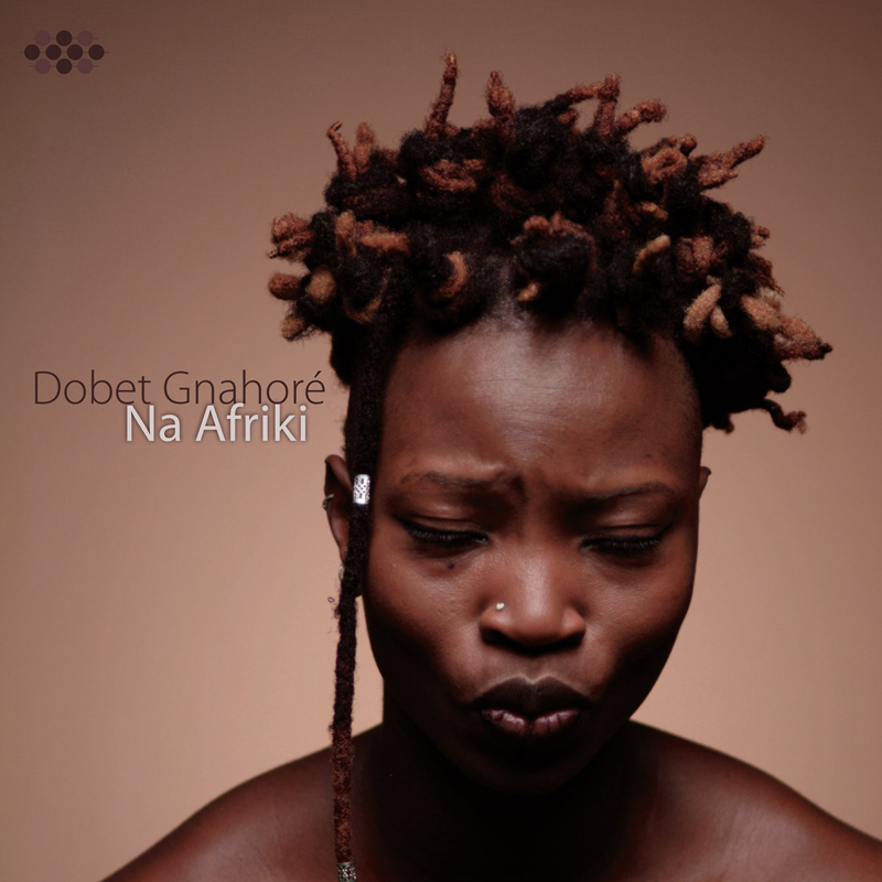 Dobet Gnahoré - Na Afrik cover artwork. A headshot of the artist.