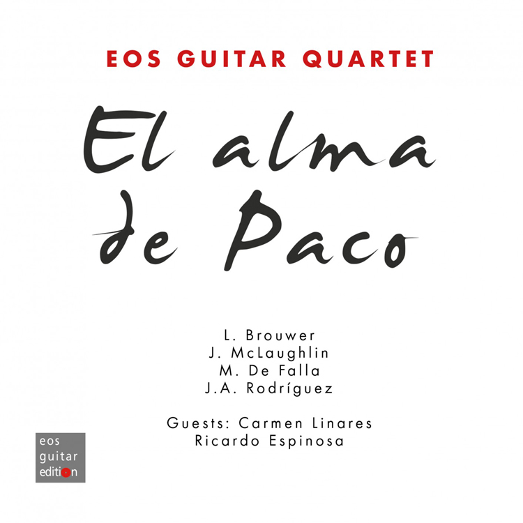 Cover of the album El Alma de Paco by Eos Guitar Quartet