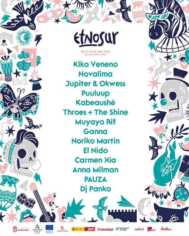 Etnosur 2025 lineup poster