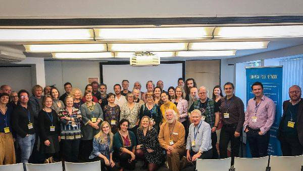 participants at the European Folk Network meeting in Brussels in 2019