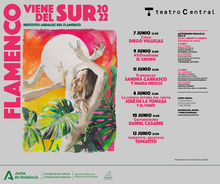 Flamenco Viene Del Sur 2022 poster