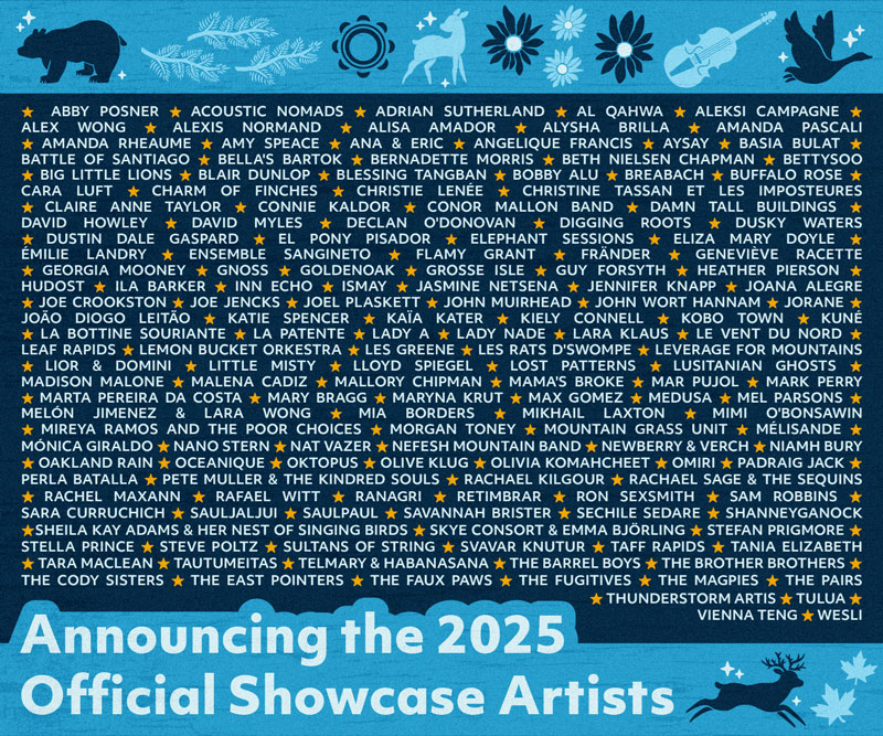 Folk Alliance International 2025 Showcase poster