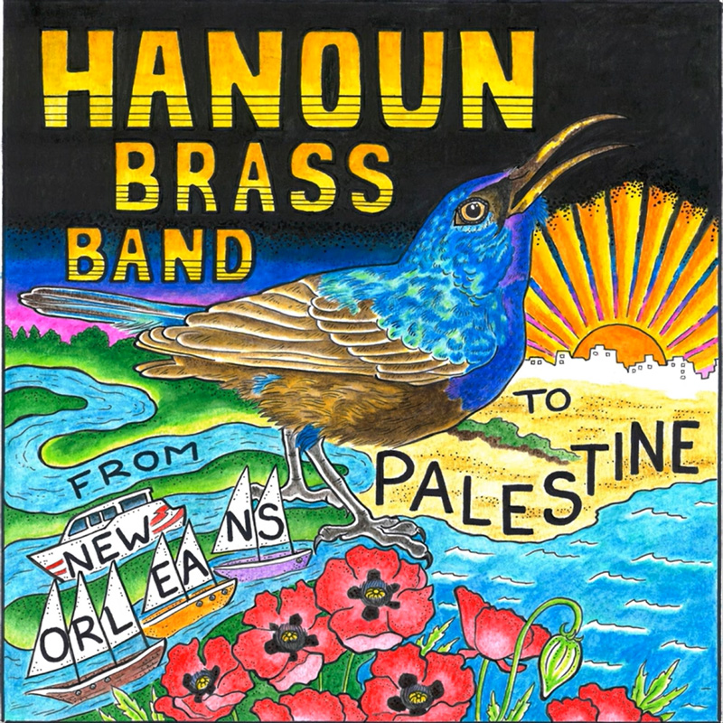 Hanoun Brass Band From New Orleans to Palestine cover artwork