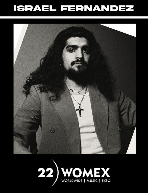 Israel Fernández at WOMEX 2022 poster