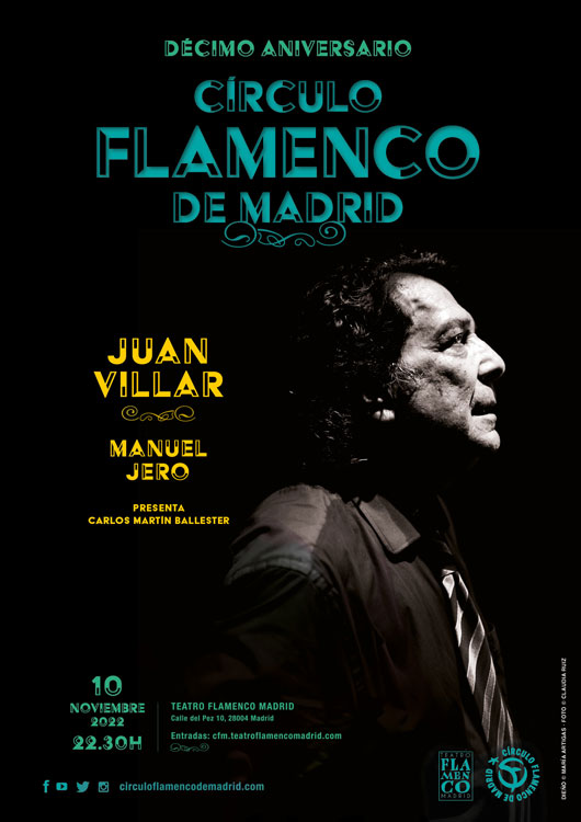 Juan Villar at Teatro Flamenco Madrid poster