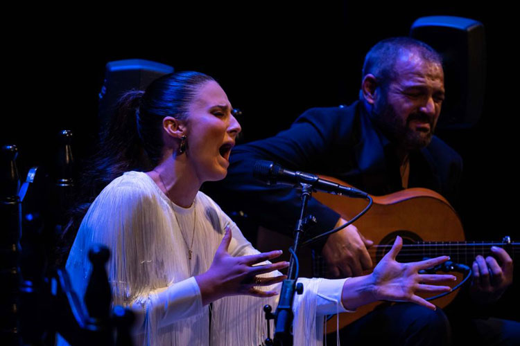 Lucía Beltrán at Concurso Nacional Flamenco de Córdoba, November 20, 2022 - Photo by Toni Blanco
