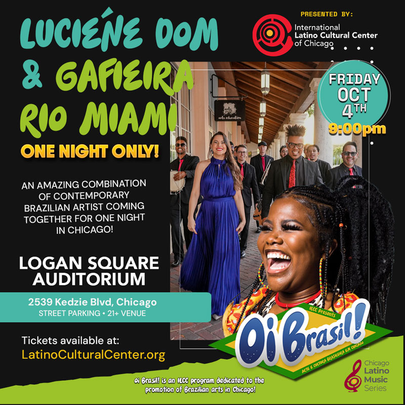 Luciane Dom and Gafieira Rio Miami concert poster