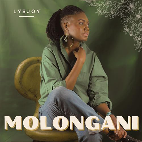 LysJoy - Molongani single artwork. The singer, a woman, sitting on a chair.