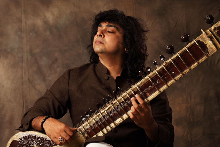 Niladri Kumar playing sitar