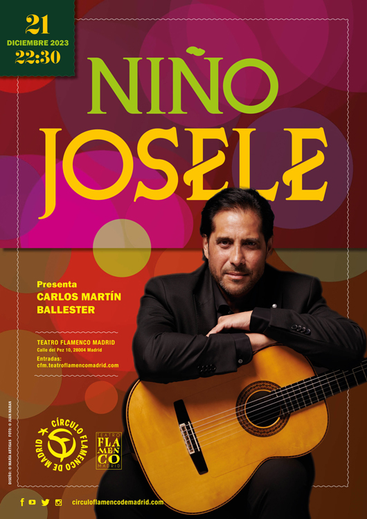 Niño Josele Concert at the Círculo Flamenco in Madrid poster