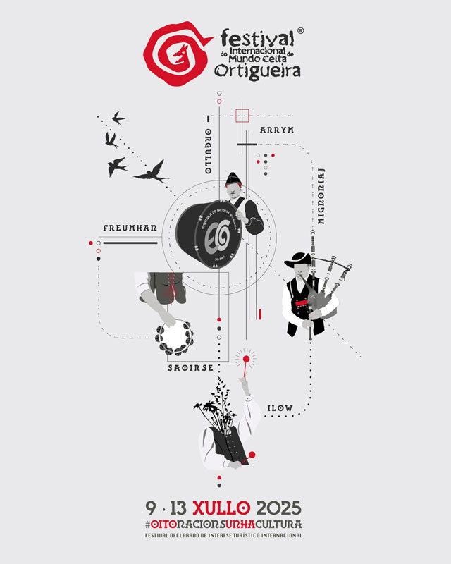 Festival Internacional do Mundo Celta de Ortigueira 2025 poster