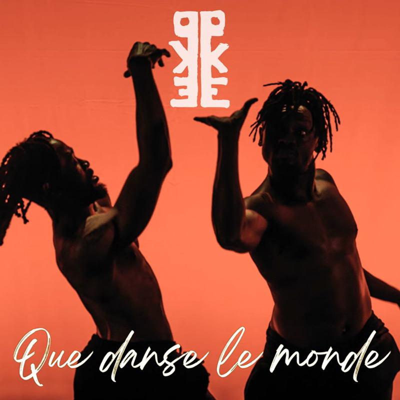 Paris Kinshasa Express - Que Danse Le Monde cover artwork. Two African men dancing.