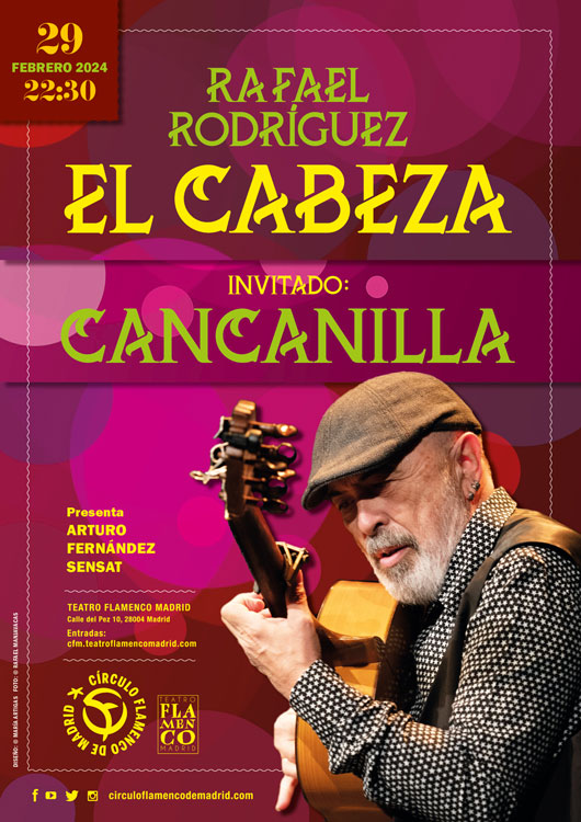 Poster for El Cabeza concert