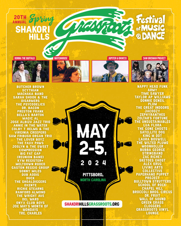 Spring Shakori Hills GrassRoots Festival 2024