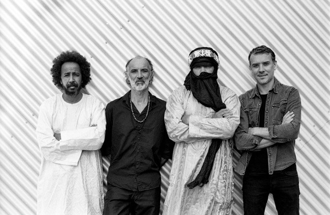 Tamikrest, black and white photo