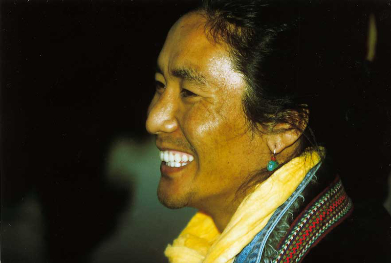 Tenzin Choegyal smiling