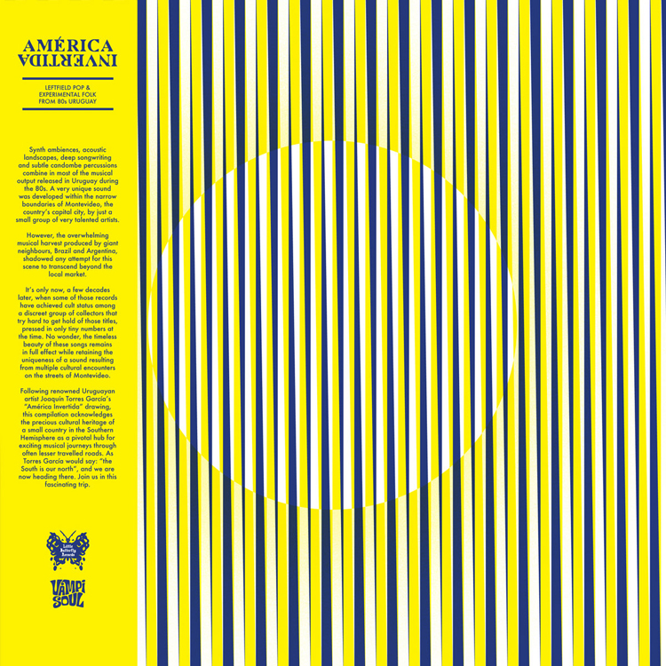 cover of the album América Invertida by various Uruguayan artists