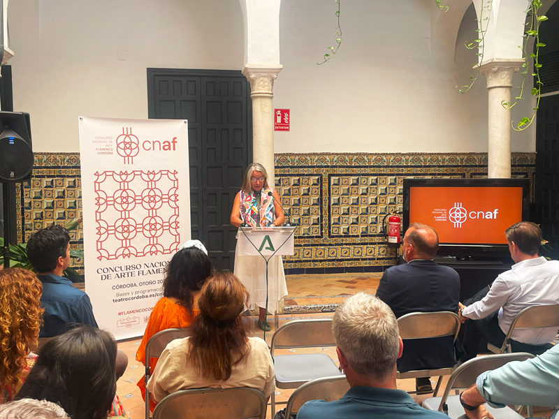 National Flamenco Art Contest (CNAF) press conference