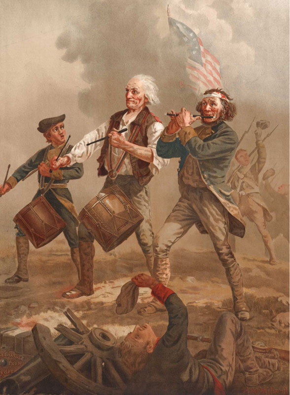 Yankee Doodle - Spirit of '76 Fife & Drums Revolutionary War - New Colonial American Poster