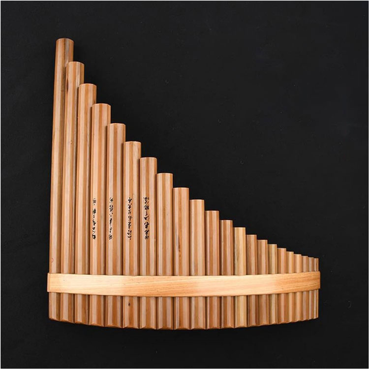 22 pipe pan flute made out of bamboo