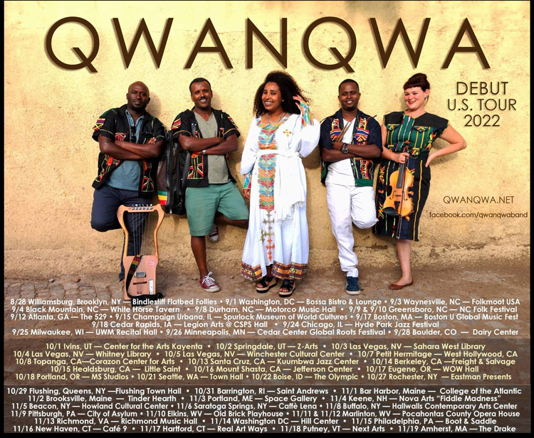 QWANQWA 2022 tour poster