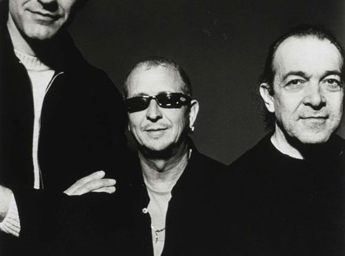 Radio Tarifa - Photo by Javier Salas. Black and white photo of the trio.