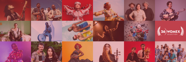 WOMEX 26 first artists photo collage.